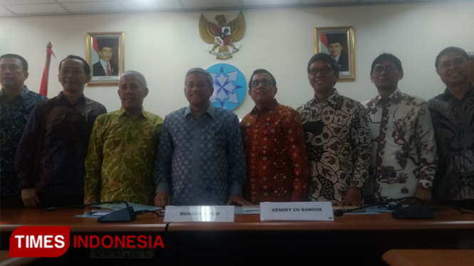 Jajaran anggota Dewan Pers Periode 2019-2022 (FOTO: Yayat R Cipasang/TIMES Indonesia)