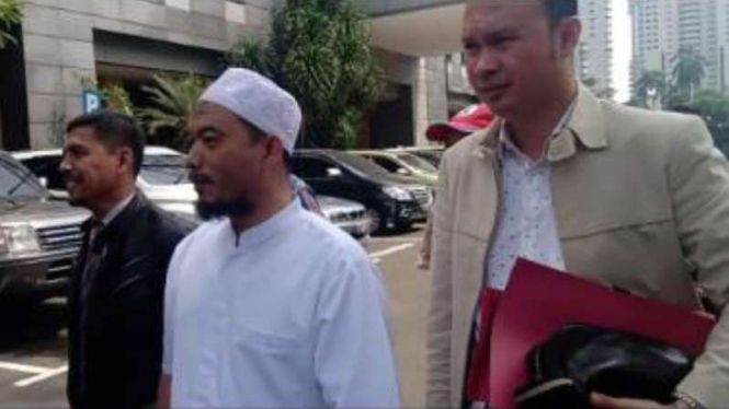 Ustaz Sambo penuhi panggilan Polda Metro Jaya, Senin, 27 Mei 2019.