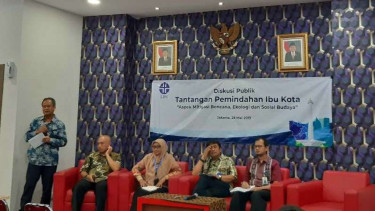 Diskusi LIPI: Tantangan Pemindahan Ibu Kota di Jakarta, Selasa, 28 Mei 2019.
