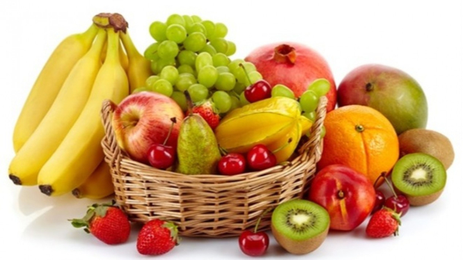Ilustrasi buah-buahan.