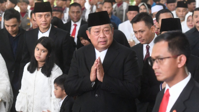 Pelepasan Jenazah Ibu Ani Yudhoyono