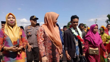 Syamsuri Firdaus, juara 1 MTQ internasional di Istanbul Turki pulang kampung