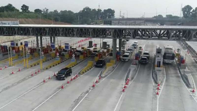 Gerbang tol Kalihurip, Cikampek, Jawa Barat (foto ilustrasi)