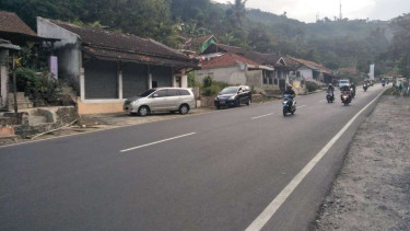 Situasi lengang jalur Nagreg H-1 Lebaran 2019.