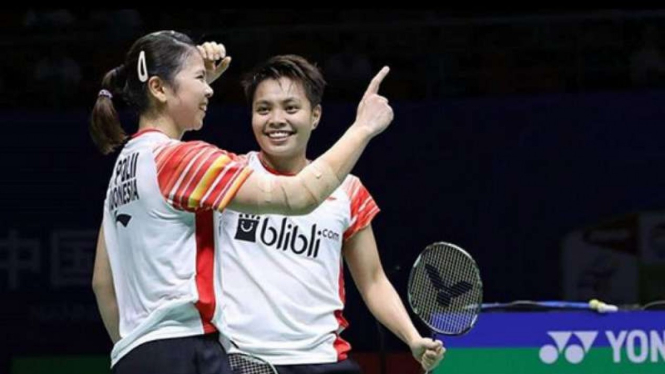Greysia Polii/Apriyani Rahayu.