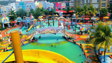 Wisata bermain air Alladin di Depok