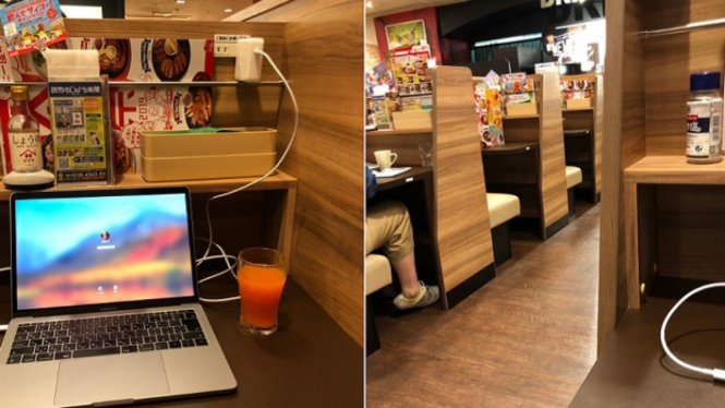 Restoran unik di Jepang untuk yang ingin makan sendirian tanpa diganggu.