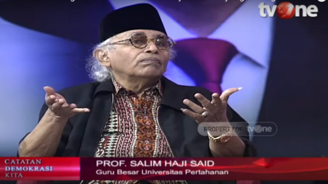 Guru Besar Universitas Pertahanan, Salim Said
