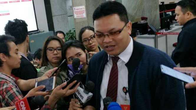 Juru bicara Mahkamah Konstitusi Fajar Laksono.