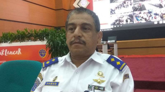 Ahmad, Ketua Posko Harian Terpadu Angkutan Lebaran Kemenhub.