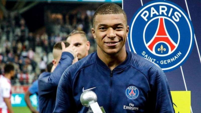 Penyerang Paris Saint-Germain (PSG), Kylian Mbappe