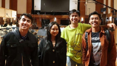 Vidi Aldiano, Erwin Gutawa dan Vadi Akbar rekaman