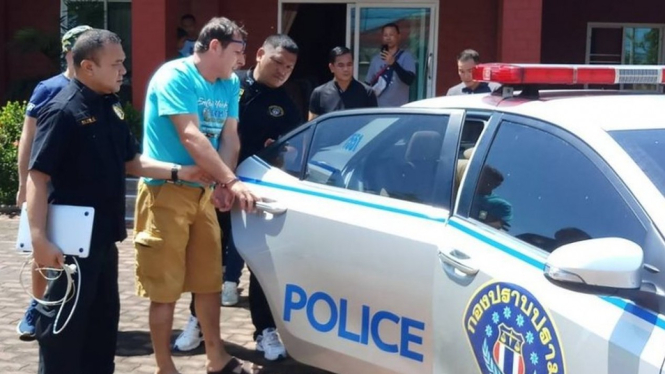 Pria yang mengaku-ngaku sebagai George Clooney ditangkap di pinggiran Kota Pattaya, Thailand - CRIME SUPPRESSION DIVISION/ ROYAL THAI POLICE