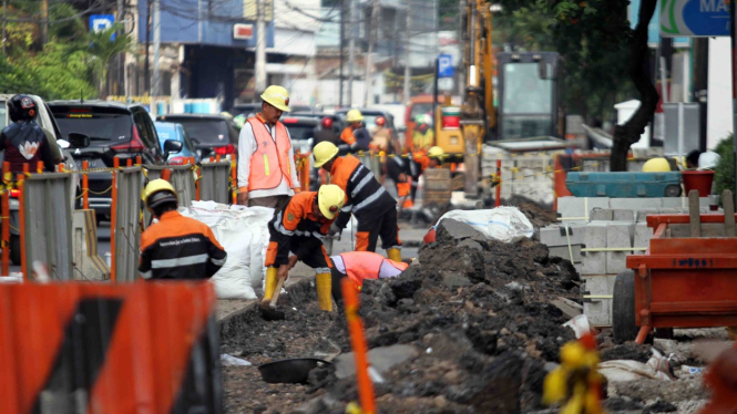 Revitalisasi Trotoar di Jakarta