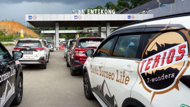 Perbatasan Entikong di Sanggau, Kalimantan Barat