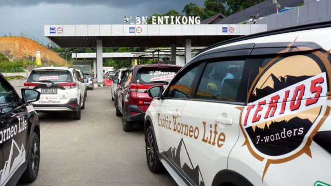 Perbatasan Entikong di Sanggau, Kalimantan Barat