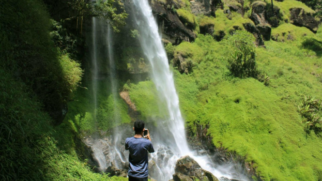 Air Terjun Tansaran Bidin di Kabupaten Bener Meriah