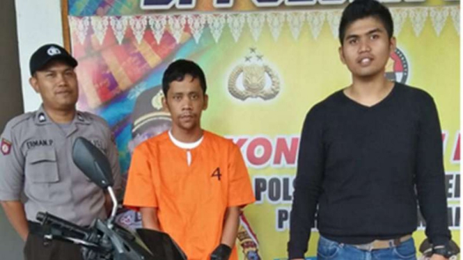 Septra Zulhendri, diamankan usai kabur dari Rutan Sialang Bungkuk, Riau