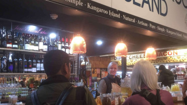 Suasana di Central Market, Adelaide, Australia