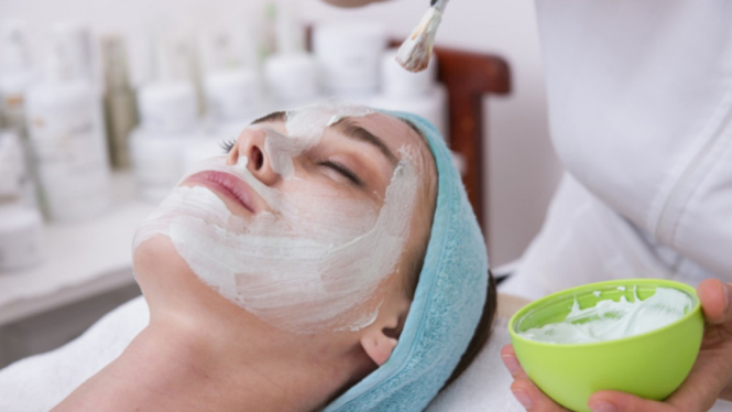 Ilustrasi spa/masker/facial.