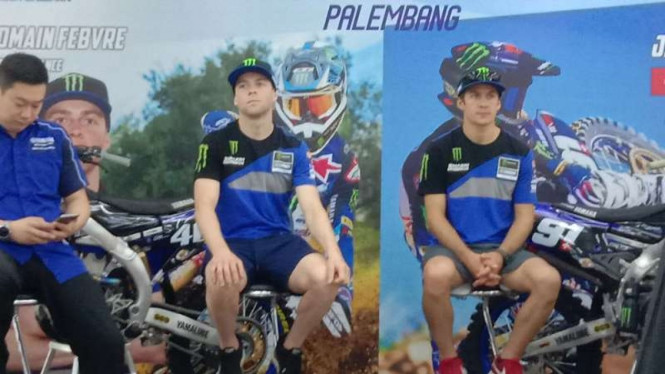 Pembalap Monster Energy Yamaha Factory Racing, Romain Febvre dan Jeremy Seewer 