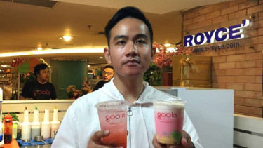 Gibran Rakabuming mempromosikan Goola.