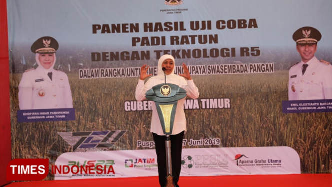 Gubernur Jawa Timur, Dra. Hj Khofifah Indar Parawansa (FOTO:Dok TIMESIndonesia)