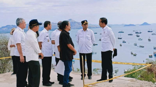 Presiden Jokowi kunjungi Labuan Bajo, NTT, Rabu, 10 Juli 2019.