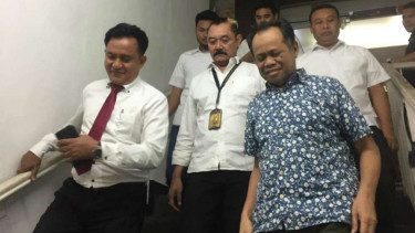 Yusril Ihza Mahendra di Polda Metro Jaya.