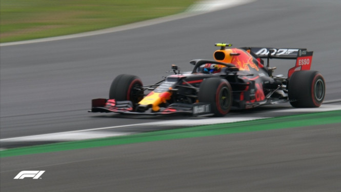 Pembalap Aston Martin Red Bull Racing Honda, Pierre Gasly. 