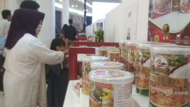 Pembukaan Kreatifood Expo di Ciputra World Mall Surabaya, Jawa Timur, pada Jumat, 12 Juli 2019.