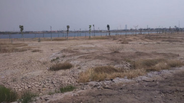 Kondisi pembangunan Waduk Rorotan