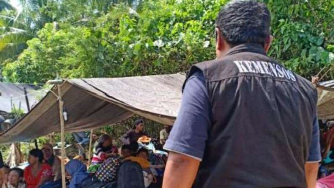 Tim Kemensos salurkan bantuan untuk korban Gempa Halmahera.