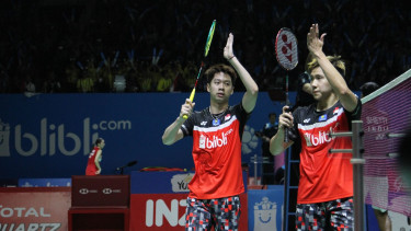 Laga Kevin Sanjaya/Marcus Gideon di Indonesia Open 2019