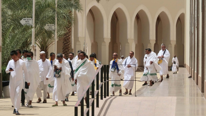 Jemaah Haji Miqat di Bir Ali