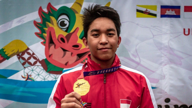 Perenang Indonesia Farrel Armandio