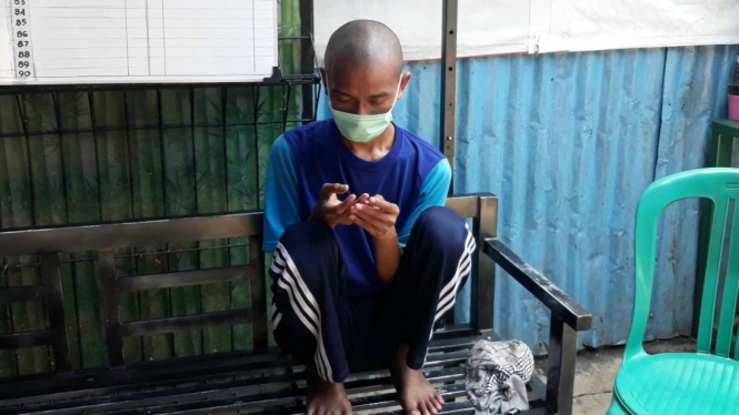 Iwan Setiawan, pasien sakit jiwa karena kecanduan game.