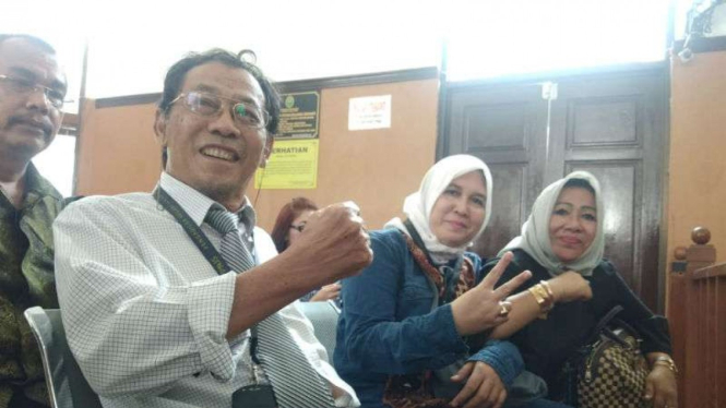 Sri Bintang Pamungkas saat menghadiri sidang Kivlan Zen di PN Jaksel, Rabu, 24 Juli 2019.