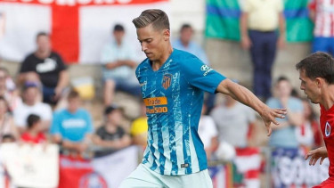 Gelandang Atletico Madrid, Marcos Llorente. 