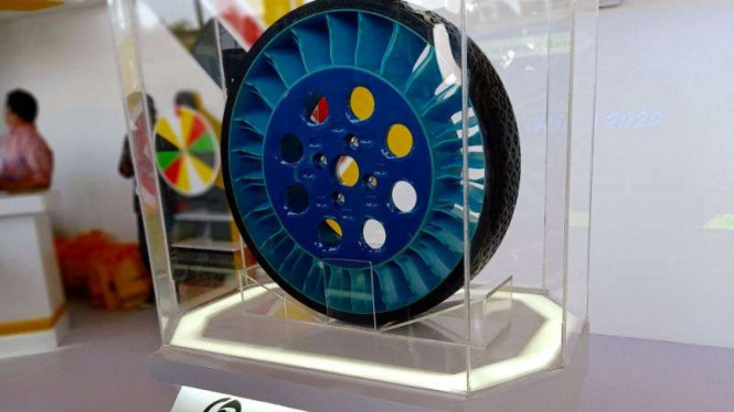 Ban konsep rancangan Dunlop dipajang di GIIAS 2019