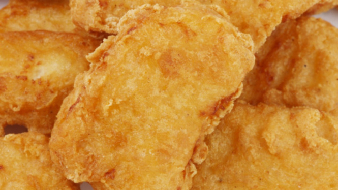 Ilustrasi nugget /frozen food/makanan beku.