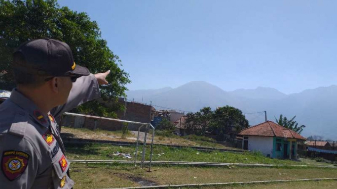 Polisi ingatkan bahaya kebakaran di Gunung Guntur saat musim kemarau.