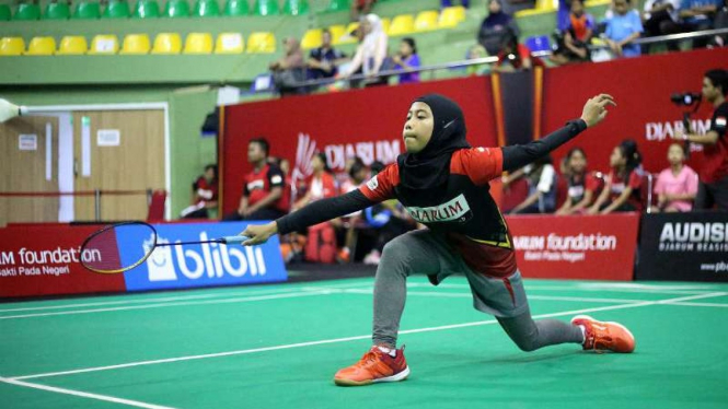 Peserta Audisi Umum Djarum Beasiswa Bulutangkis, Reva Aulia Putri.