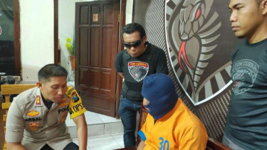 SS, pelaku pemerkosa anak kandung. 