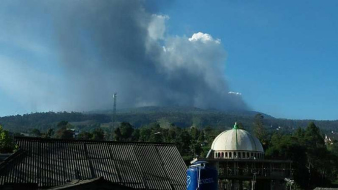 Gunung Tangkuban Perahu di Bandung, Jawa Barat.