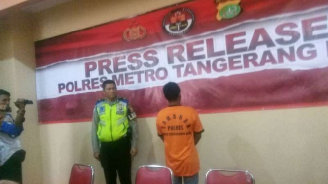 Sopir truk ditetapkan sebagai tersangka kecelakaan maut di Karawaci, Tangerang.