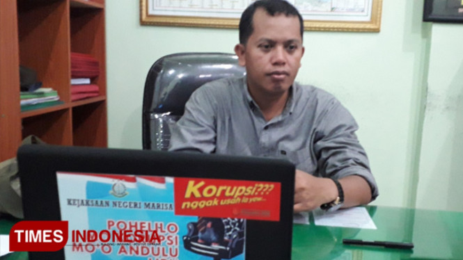 Kasi Intel Kejaksaan Negeri (Kejari) Tuban, Nurhadi, Kamis, (08/08/2019). (Foto: Achmad Choirudin/TIMES Indonesia)