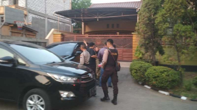 Rumah Karsali, orang dekat mantan gubernur Jawa Timur, yang digeledah KPK di kompleks Sakura Regency Surabaya pada Jumat, 9 Agustus 2019.