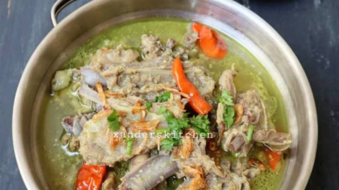 Tengkleng kambing.