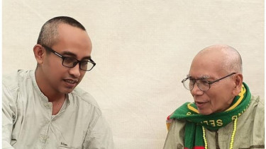Bermain Kuis dengan Ungku Buchori di Arafah.